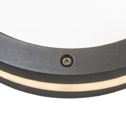 QAZQA Smart Wand- En Plafondlamp Donkergrijs Incl. Wifi A60 - Glow 21 QAZQA Smart Wand- En Plafondlamp Donkergrijs Incl. Wifi A60 - Glow -Tuinwinkel 11769756