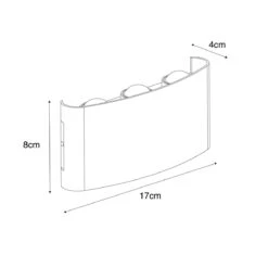 QAZQA Buiten Wandlamp Wit Incl. LED 6-lichts IP54 - Silly -Tuinwinkel 11769771