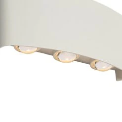 QAZQA Buiten Wandlamp Wit Incl. LED 6-lichts IP54 - Silly -Tuinwinkel 11769773
