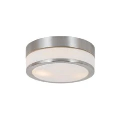 QAZQA Klassieke Buiten Plafondlamp Staal 23 Cm IP44 - Flavi