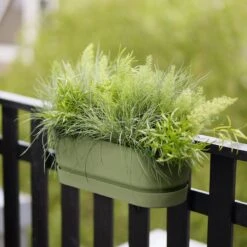 Elho Greenville Easy Balcony - Groen 15 Elho Greenville Easy Balcony - Groen -Tuinwinkel 9440395