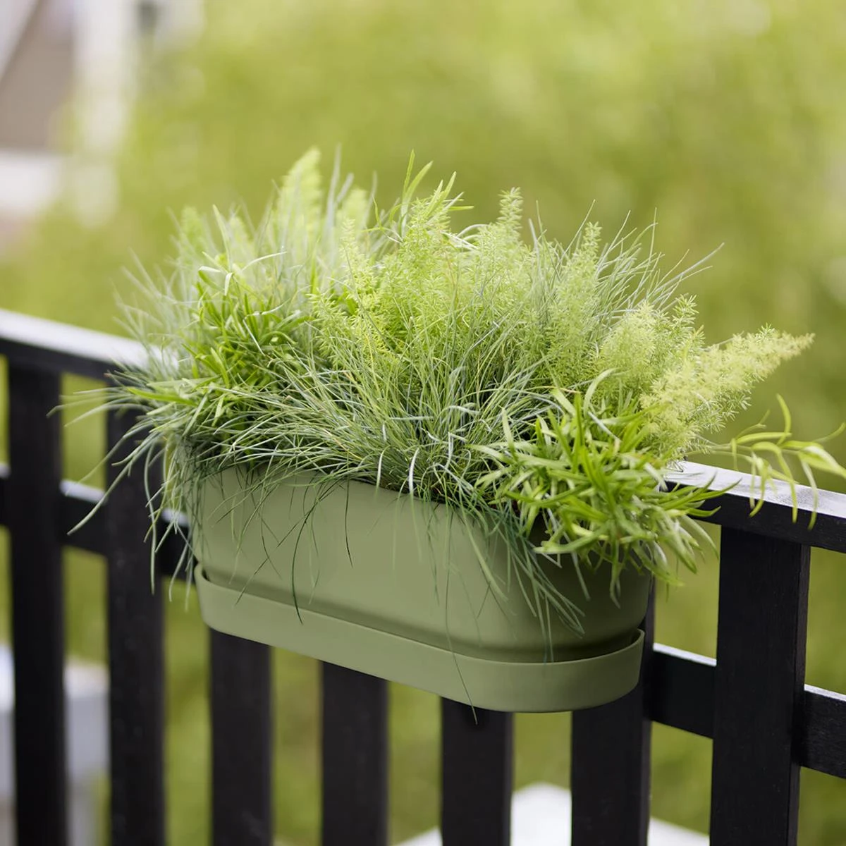 Elho Greenville Easy Balcony - Groen 8 Elho Greenville Easy Balcony - Groen - Afbeelding 6