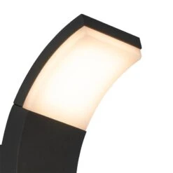 QAZQA Buitenwandlamp Antraciet Incl. LED IP54 Met Bewegingssensor - 15 QAZQA Buitenwandlamp Antraciet Incl. LED IP54 Met Bewegingssensor - -Tuinwinkel 9456990