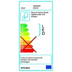 EGLO Morino LED Wandlamp 15 EGLO Morino LED Wandlamp -Tuinwinkel 9477043