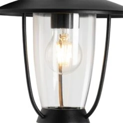 QAZQA Moderne Buitenwandlamp Zwart - Khana -Tuinwinkel 9555651