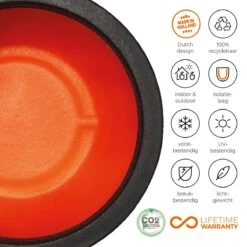 Capi Europe Smooth Bloempot 40 X 40 Cm -Tuinwinkel 9607121