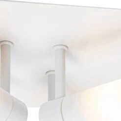 QAZQA Moderne Badkamer Plafondlamp Wit 4-lichts IP44 - Bath -Tuinwinkel 9700757