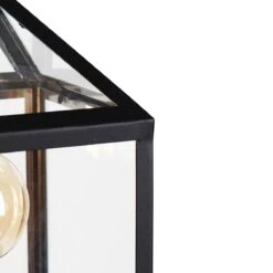 QAZQA Smart Buiten Hanglamp Zwart IP23 Incl. Wifi G95 - Amsterdam -Tuinwinkel 9722784