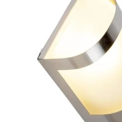 QAZQA Buitenwandlamp RVS Licht-donker Sensor - Mira -Tuinwinkel 9728460