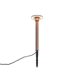 QAZQA Moderne Prikspot Roestbruin Incl. LED IP54 - Skyf -Tuinwinkel 9761651