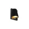 QAZQA Buiten Wandlamp Zwart IP44 Met Bewegingsmelder - Femke -Tuinwinkel 9772733