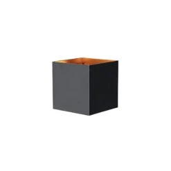 QAZQA Buiten Wandlamp Zwart Met Goud Incl. LED 2-lichts IP54 - Edwin -Tuinwinkel 9776384