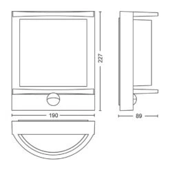 Philips MyGarden Samondra IR Wandlamp Met Bewegingssensor -Tuinwinkel 9783643