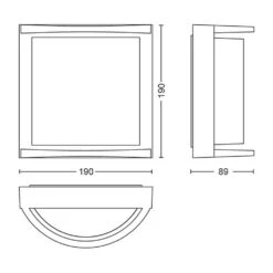 Philips MyGarden Samondra Wandlamp -Tuinwinkel 9783660