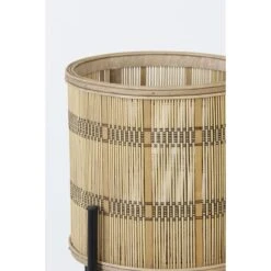 Light & Living Bloempot + Standaard Corazo - Hout|Zwart - Ø26cm -Tuinwinkel 9979281